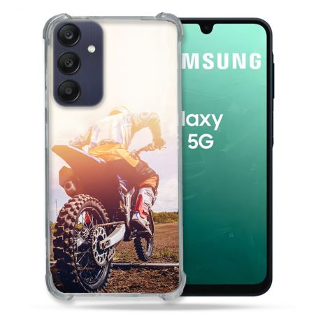 Coque Renforcée Pour Samsung Galaxy A16 5G Moto Cross Soleil