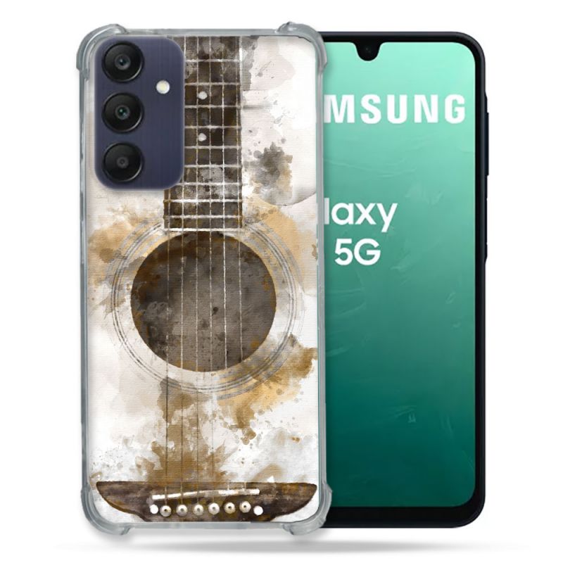 Coque Renforcée Pour Samsung Galaxy A16 5G Musique Guitare Tag