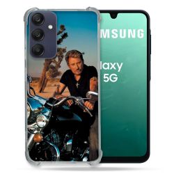 Coque Renforcée Pour Samsung Galaxy A16 5G Musique Johnny Hallyday Moto