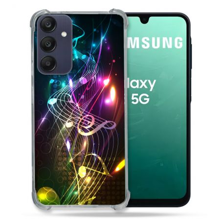 Coque Renforcée Pour Samsung Galaxy A16 5G Musique Partition Multicolore