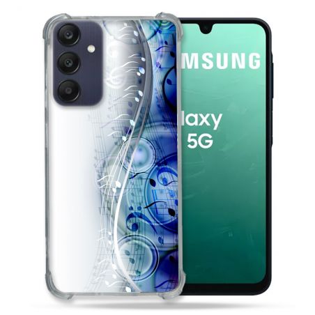 Coque Renforcée Pour Samsung Galaxy A16 5G Musique Partition Vague