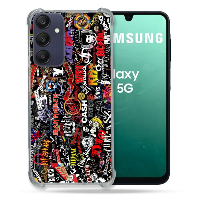 Coque Renforcée Pour Samsung Galaxy A16 5G Musique Rock Groupe