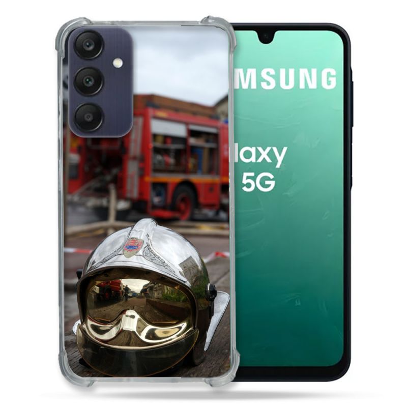 Coque Renforcée Pour Samsung Galaxy A16 5G Pompier Casque Camion