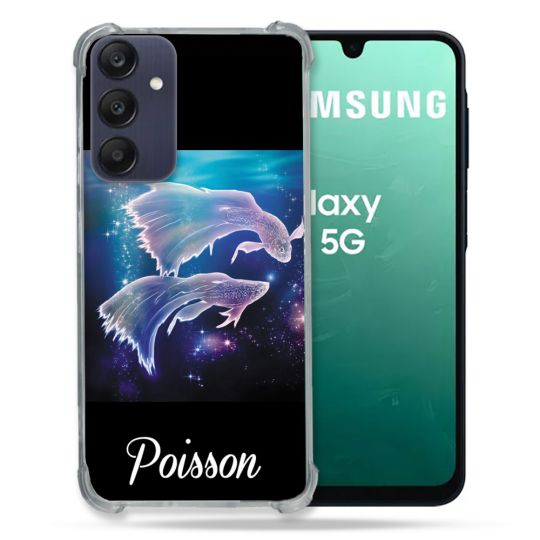 Coque Renforcée Pour Samsung Galaxy A16 5G Signe Zodiaque 2 Poisson