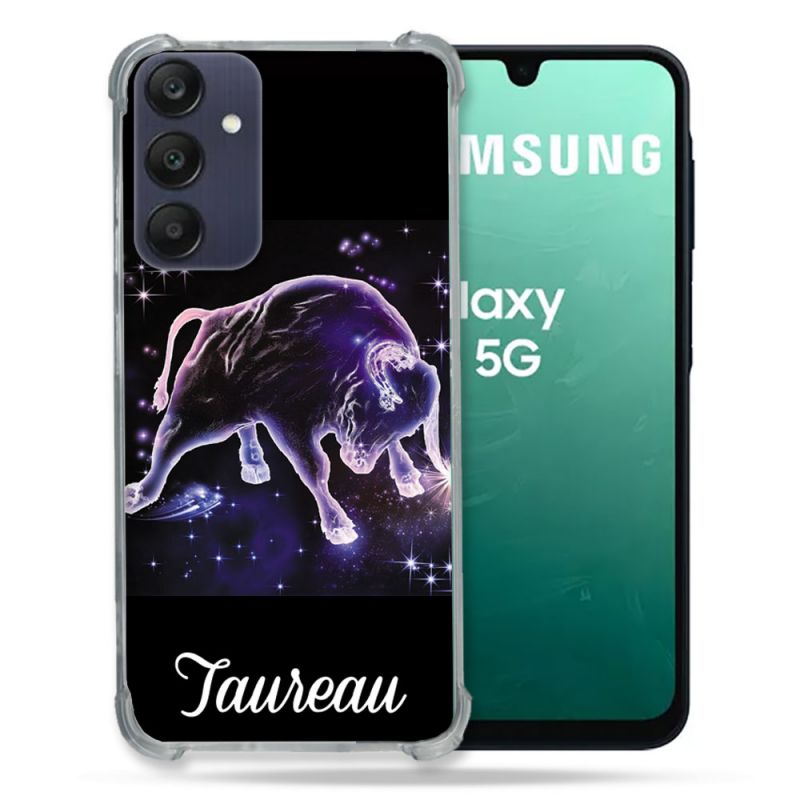 Coque Renforcée Pour Samsung Galaxy A16 5G Signe Zodiaque 2 Taureau