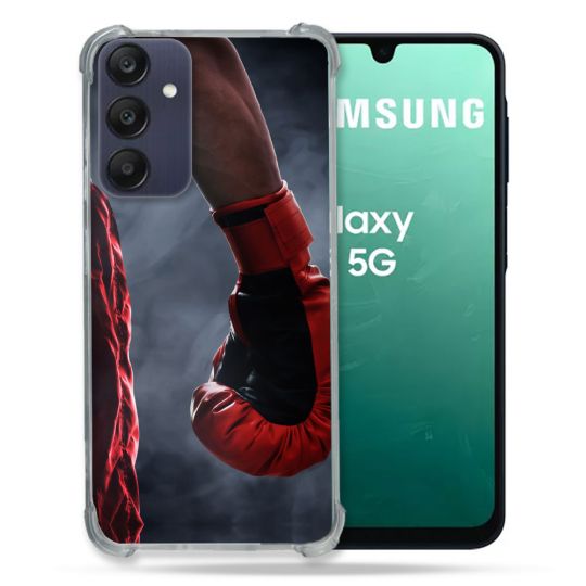 Coque Renforcée Pour Samsung Galaxy A16 5G Sport Boxe Gant Rouge