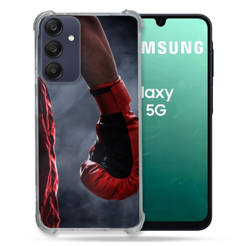 Coque Renforcée Pour Samsung Galaxy A16 5G Sport Boxe Gant Rouge