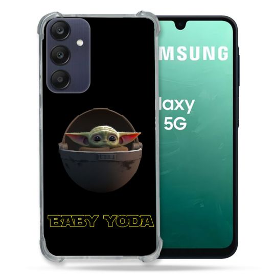 Coque Renforcée Pour Samsung Galaxy A16 5G Star Wars - Yoda bebe noir
