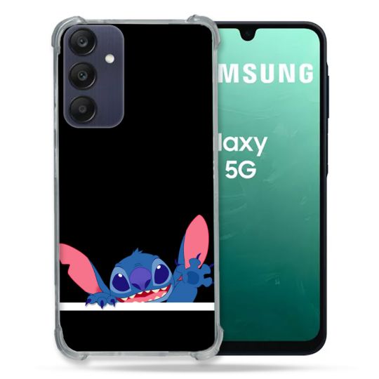 Coque Renforcée Pour Samsung Galaxy A16 5G Stitch Noir