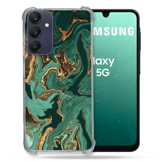 Coque Renforcée Pour Samsung Galaxy A16 5G Texture Marbre Vert