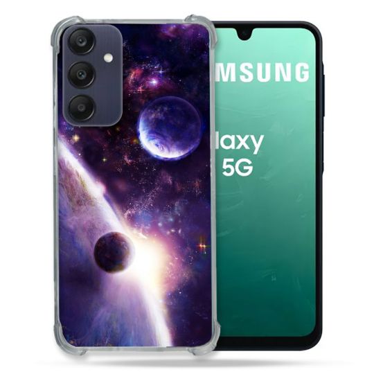 Coque Renforcée Pour Samsung Galaxy A16 5G Univers Planete Stellaire