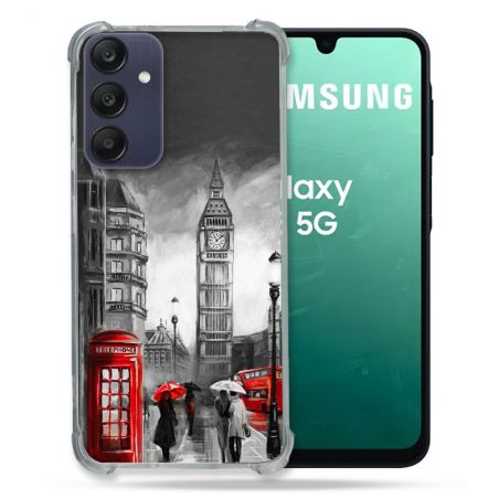 Coque Renforcée Pour Samsung Galaxy A16 5G Voyage Angleterre Londres Vintage