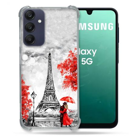 Coque Renforcée Pour Samsung Galaxy A16 5G Voyage France Paris Rouge