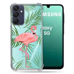 Coque Transparente Pour Samsung Galaxy A16 5G Flamant Rose