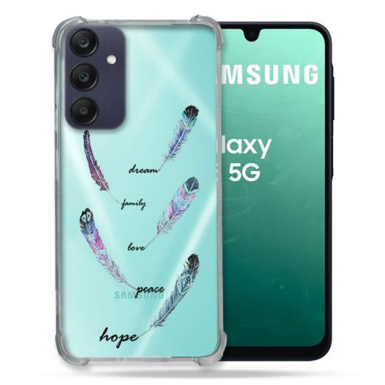 Coque Transparente Pour Samsung Galaxy A16 5G Plume Couleur