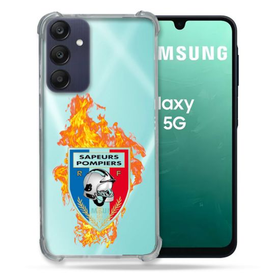 Coque Transparente Pour Samsung Galaxy A16 5G Pompier Feu