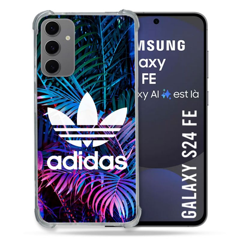 Coque Renforcée Pour Samsung Galaxy S24 FE Adidas Palmier