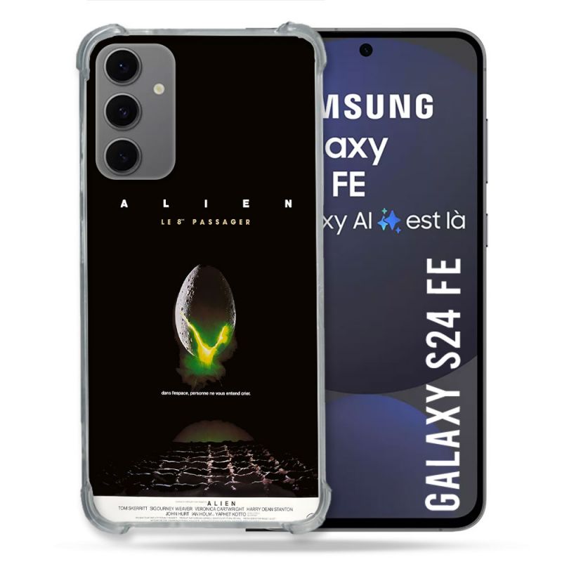 Coque Renforcée Pour Samsung Galaxy S24 FE Alien Affiche