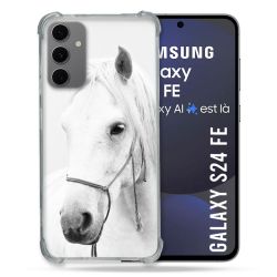 Coque Renforcée Pour Samsung Galaxy S24 FE Animal Cheval Cristal