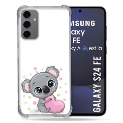 Coque Renforcée Pour Samsung Galaxy S24 FE Animal Koala Cœur