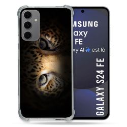 Coque Renforcée Pour Samsung Galaxy S24 FE Animal Leopard Yeux