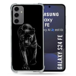 Coque Renforcée Pour Samsung Galaxy S24 FE Animal Panthère Noire
