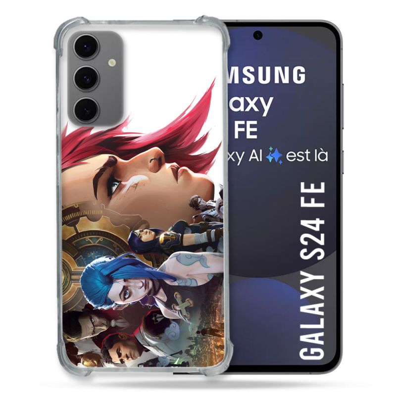 Coque Renforcée Pour Samsung Galaxy S24 FE Arcane Jynx Sœur