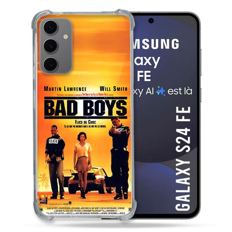 Coque Renforcée Pour Samsung Galaxy S24 FE Bad Boys Affiche