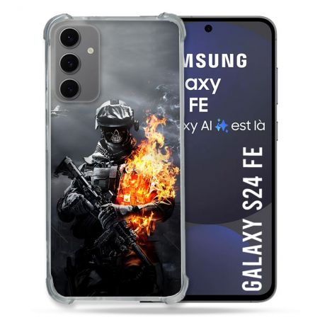 Coque Renforcée Pour Samsung Galaxy S24 FE Call Of Duty Squelette
