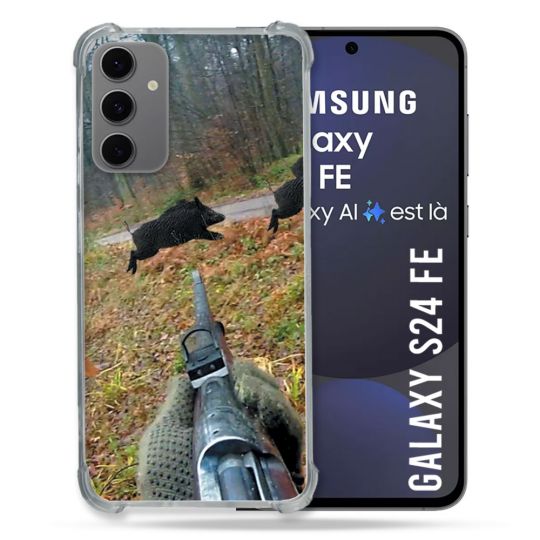 Coque Renforcée Pour Samsung Galaxy S24 FE Chasse Vision Tir