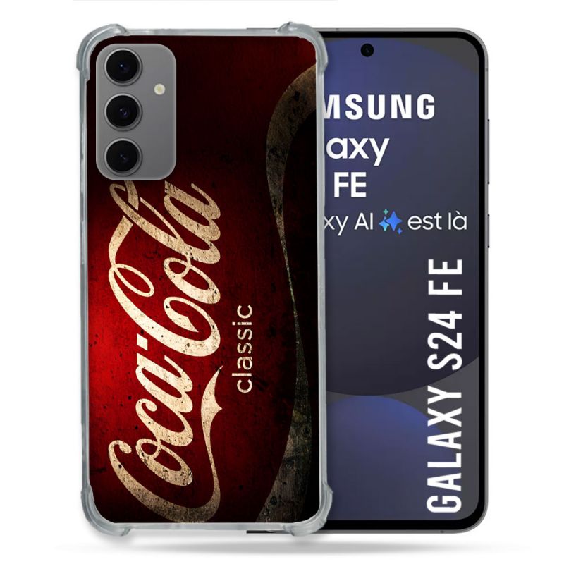 Coque Renforcée Pour Samsung Galaxy S24 FE Coca Cola Classique