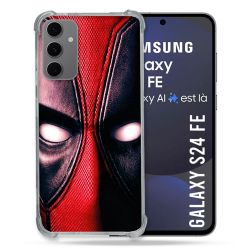 Coque Renforcée Pour Samsung Galaxy S24 FE Deadpool Yeux
