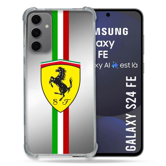 Coque Renforcée Pour Samsung Galaxy S24 FE Ferrari Ligne