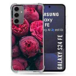 Coque Renforcée Pour Samsung Galaxy S24 FE Fleur Pivoine