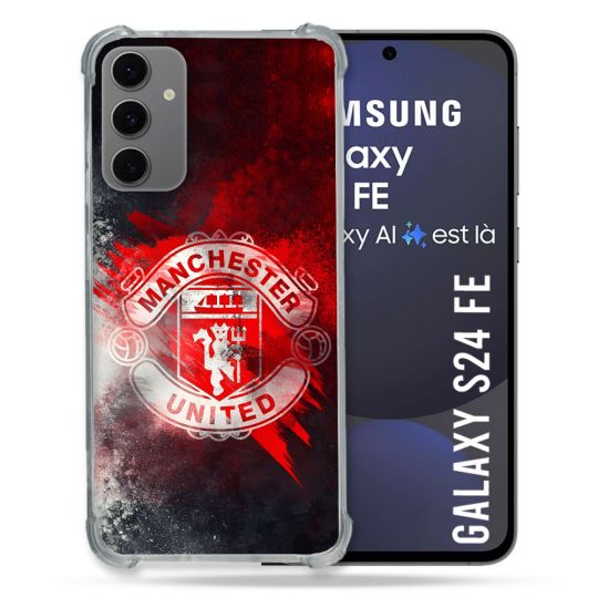 Coque Renforcée Pour Samsung Galaxy S24 FE Foot Manchester United