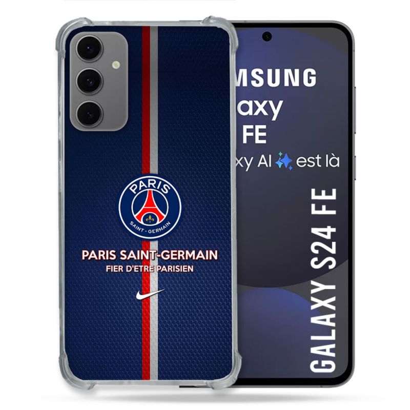 Coque Renforcée Pour Samsung Galaxy S24 FE Foot PSG Fier