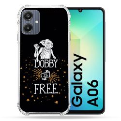 Coque Renforcée Pour Samsung Galaxy A06 Harry Potter Dobby Free Noir