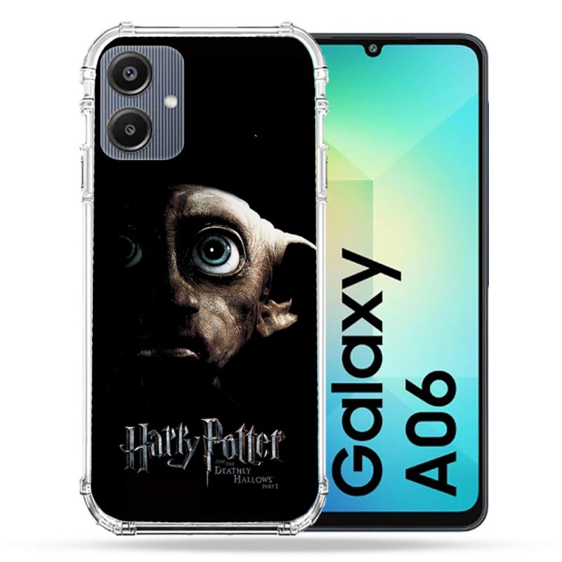 Coque Renforcée Pour Samsung Galaxy A06 Harry Potter Hollows Dobby