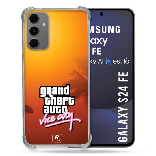 Coque Renforcée Pour Samsung Galaxy S24 FE GTA Vice City