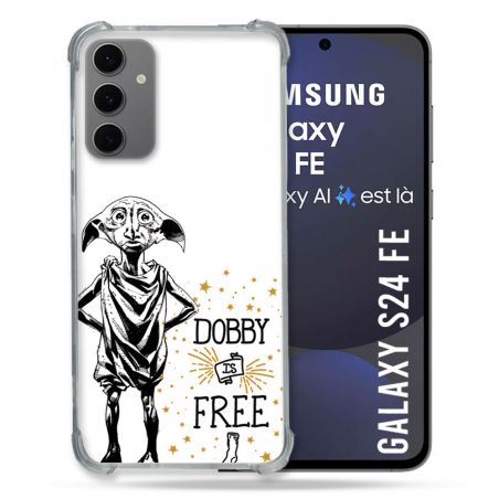 Coque Renforcée Pour Samsung Galaxy S24 FE Harry Potter Dobby Free Blanc