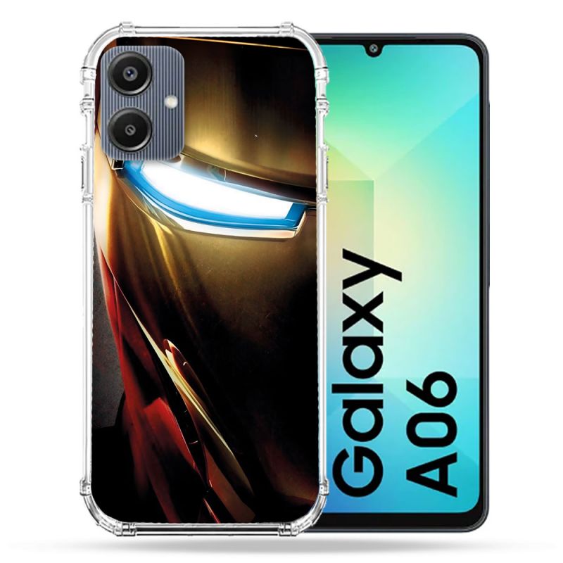 Coque Renforcée Pour Samsung Galaxy A06 Iron Man Casque