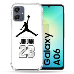 Coque Renforcée Pour Samsung Galaxy A06 Jordan 23 Blanc