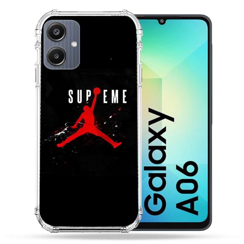 Coque Renforcée Pour Samsung Galaxy A06 Jordan Supreme Noir