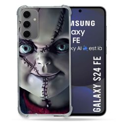 Coque Renforcée Pour Samsung Galaxy S24 FE Horreur Chucky Cicatrice