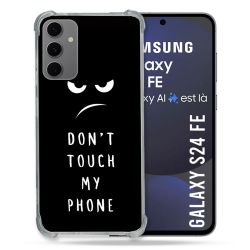 Coque Renforcée Pour Samsung Galaxy S24 FE Humour Don't Touch