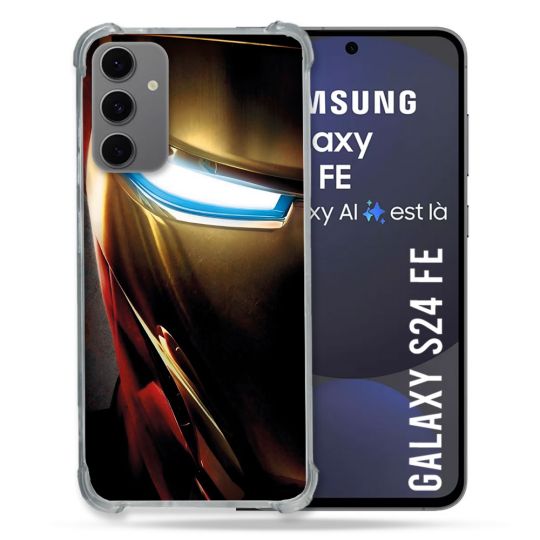 Coque Renforcée Pour Samsung Galaxy S24 FE Iron Man Casque
