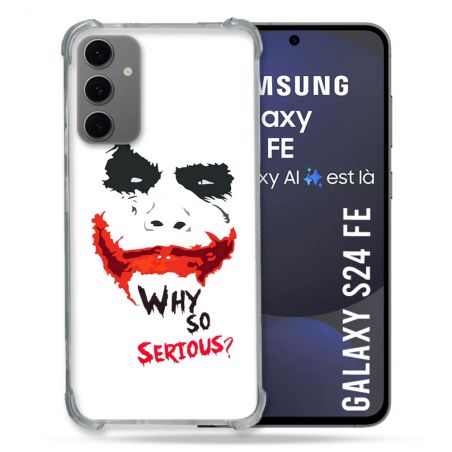 Coque Renforcée Pour Samsung Galaxy S24 FE Joker Blanc