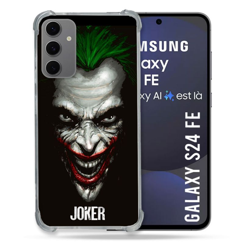 Coque Renforcée Pour Samsung Galaxy S24 FE Joker Noir