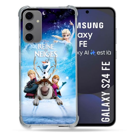 Coque Renforcée Pour Samsung Galaxy S24 FE La Reine Des Neiges