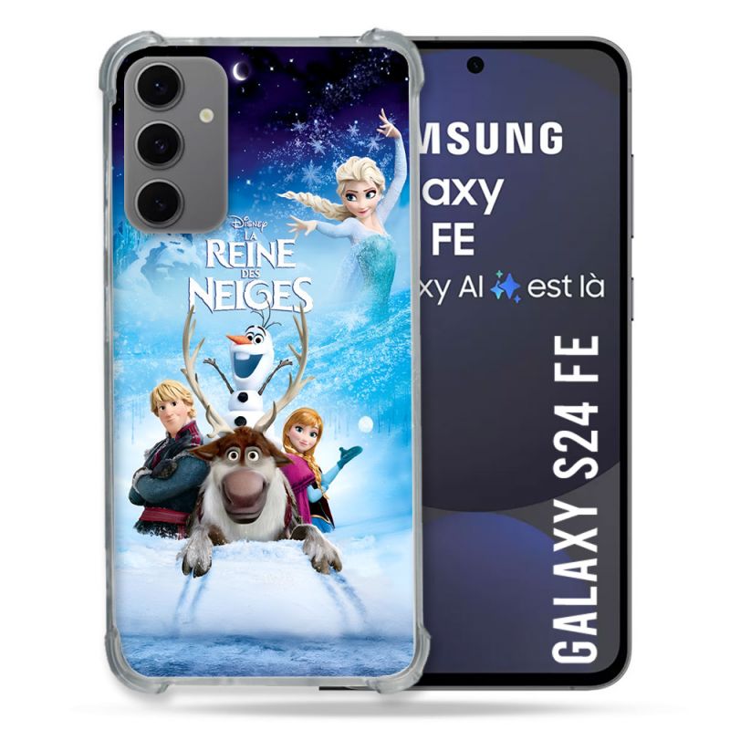Coque Renforcée Pour Samsung Galaxy S24 FE La Reine Des Neiges